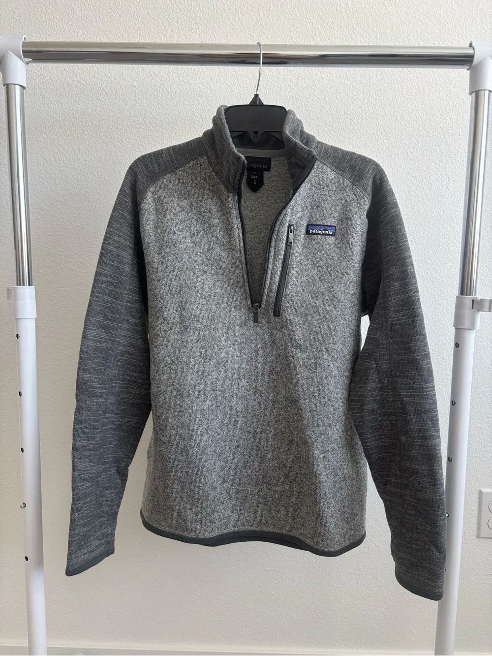 Patagonia Gray Heather Full-Zip Fleece Jacket - Picture 2 of 4